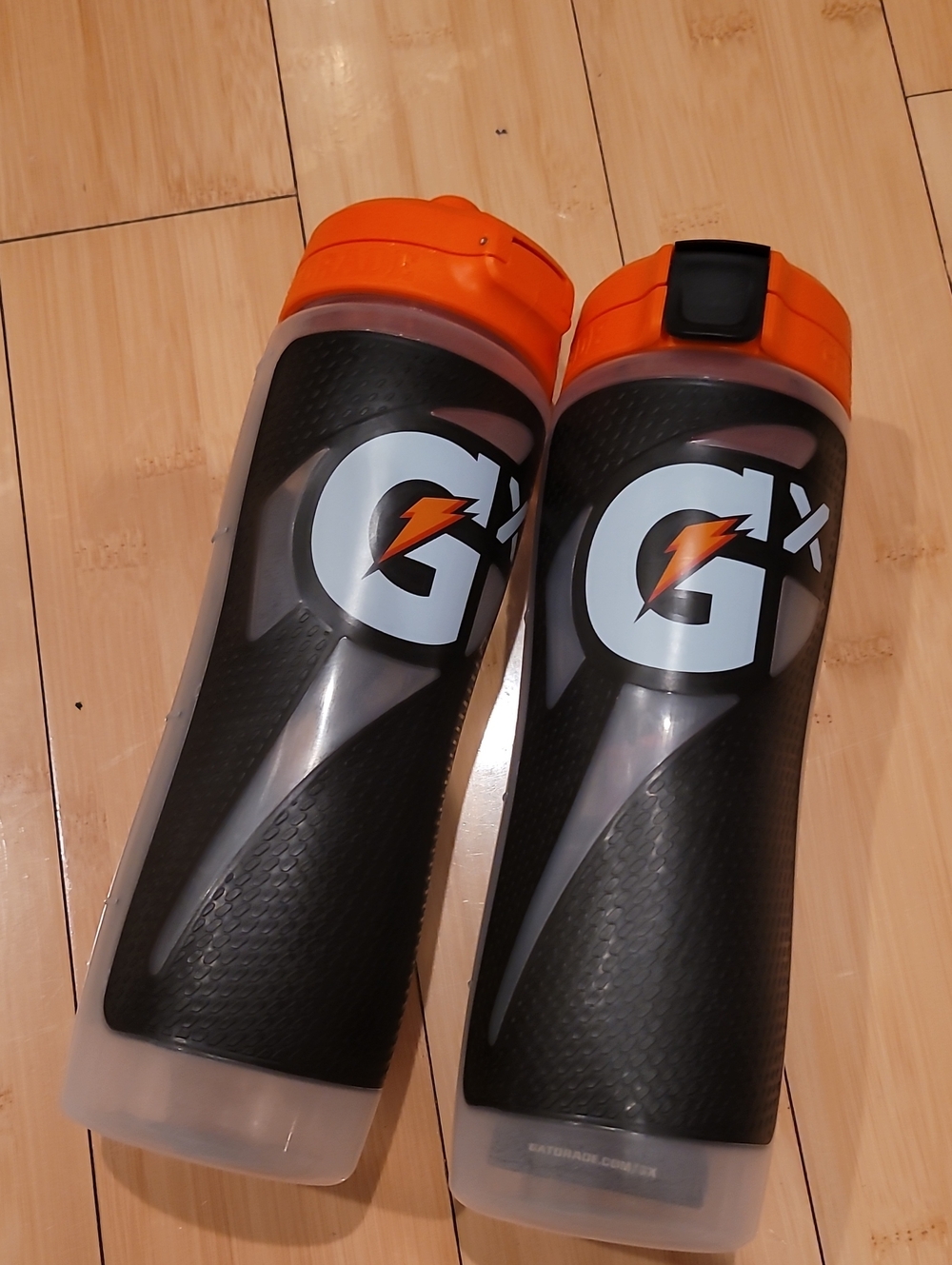 Gatorade Gx Plastic Squeeze Bottle, Black 30oz Set Of 2